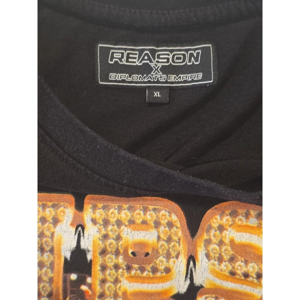 Dipset Forever Diplomats x Reason Brand Graphic T Shirt Black Men's XL Rap Tee - Picture 4 of 7
